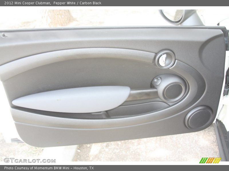 Pepper White / Carbon Black 2012 Mini Cooper Clubman
