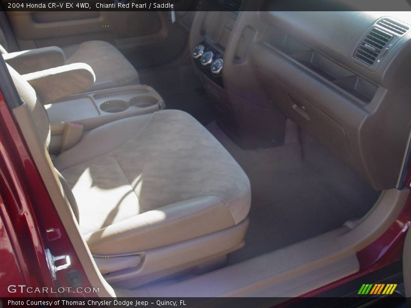 Chianti Red Pearl / Saddle 2004 Honda CR-V EX 4WD