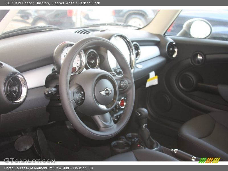 Pepper White / Carbon Black 2012 Mini Cooper Hardtop