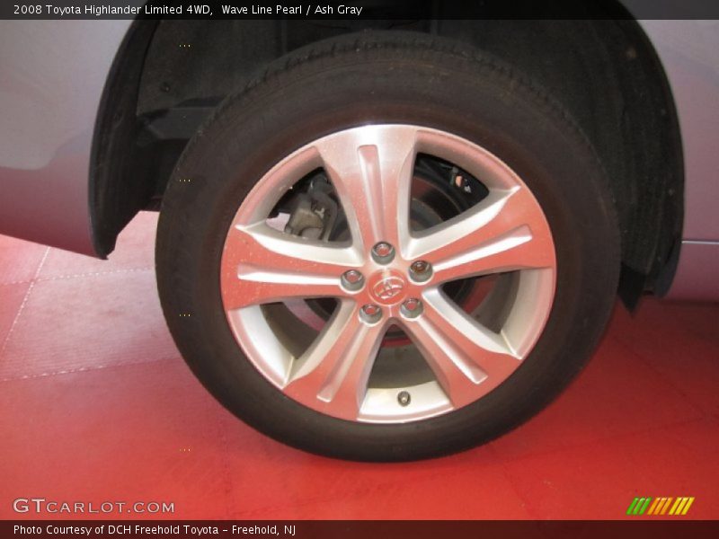 Wave Line Pearl / Ash Gray 2008 Toyota Highlander Limited 4WD