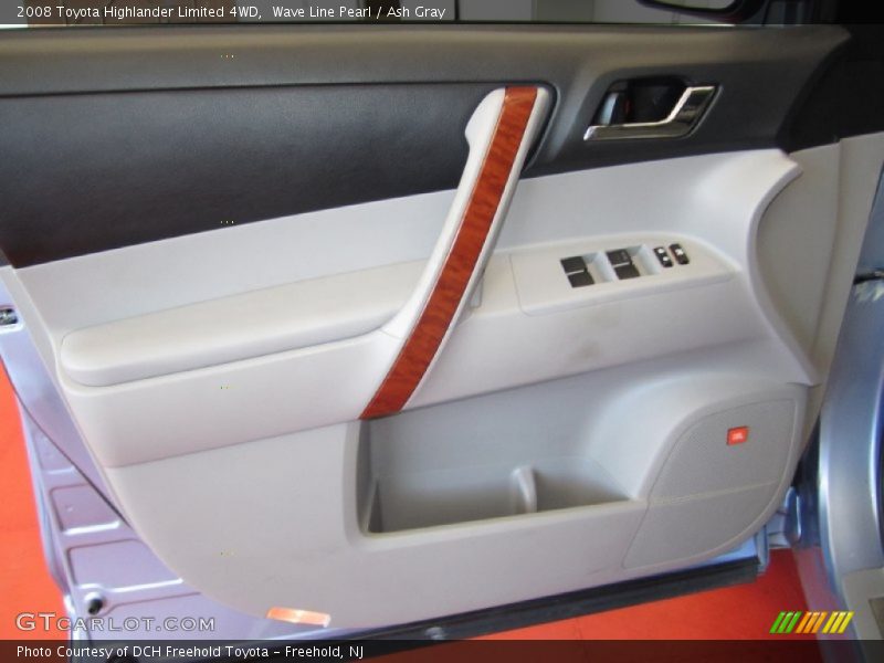 Wave Line Pearl / Ash Gray 2008 Toyota Highlander Limited 4WD