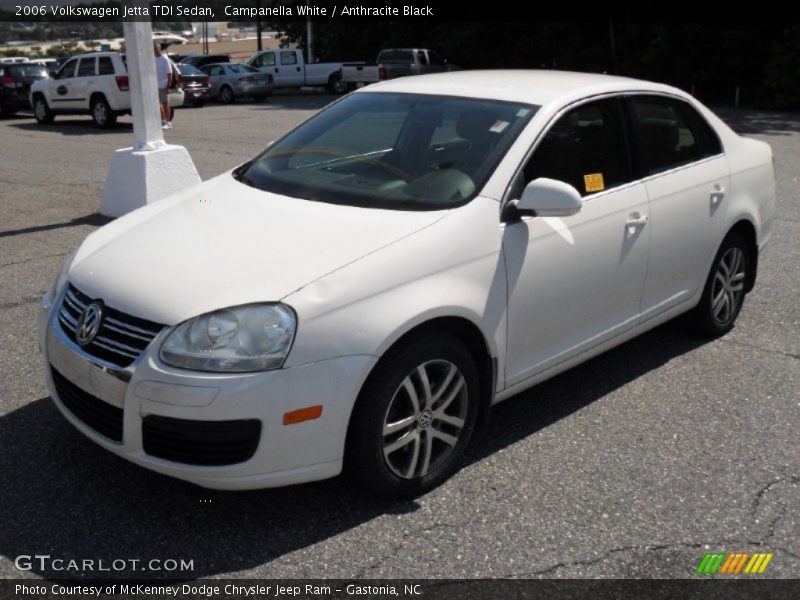 Campanella White / Anthracite Black 2006 Volkswagen Jetta TDI Sedan