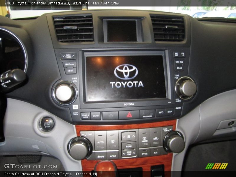 Wave Line Pearl / Ash Gray 2008 Toyota Highlander Limited 4WD
