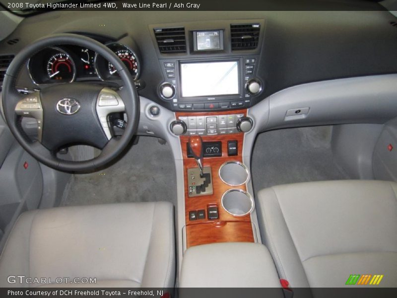 Wave Line Pearl / Ash Gray 2008 Toyota Highlander Limited 4WD