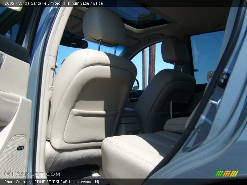 Platinum Sage / Beige 2009 Hyundai Santa Fe Limited