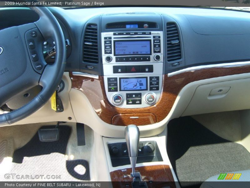 Platinum Sage / Beige 2009 Hyundai Santa Fe Limited
