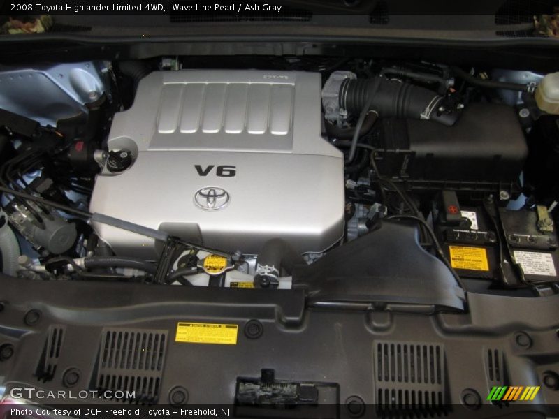 Wave Line Pearl / Ash Gray 2008 Toyota Highlander Limited 4WD