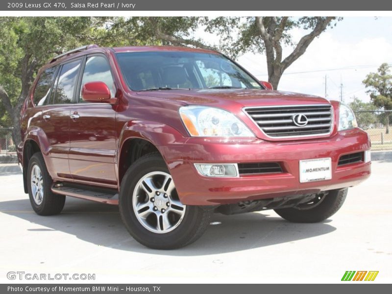 Salsa Red Pearl / Ivory 2009 Lexus GX 470