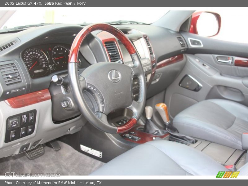 Salsa Red Pearl / Ivory 2009 Lexus GX 470