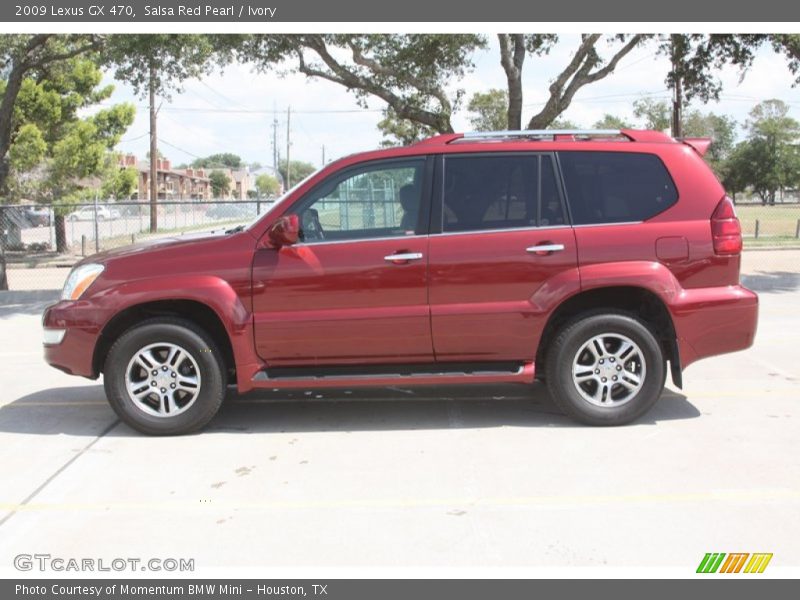 Salsa Red Pearl / Ivory 2009 Lexus GX 470