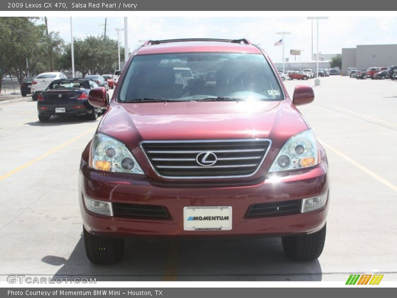 Salsa Red Pearl / Ivory 2009 Lexus GX 470