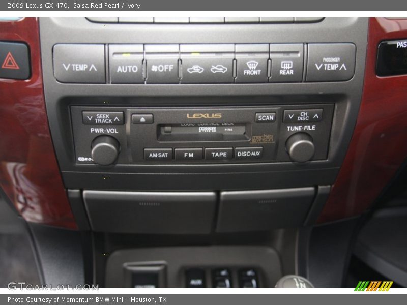 Salsa Red Pearl / Ivory 2009 Lexus GX 470