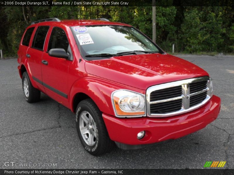 Flame Red / Dark Slate Gray/Light Slate Gray 2006 Dodge Durango SLT