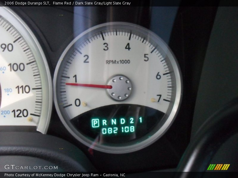 Flame Red / Dark Slate Gray/Light Slate Gray 2006 Dodge Durango SLT