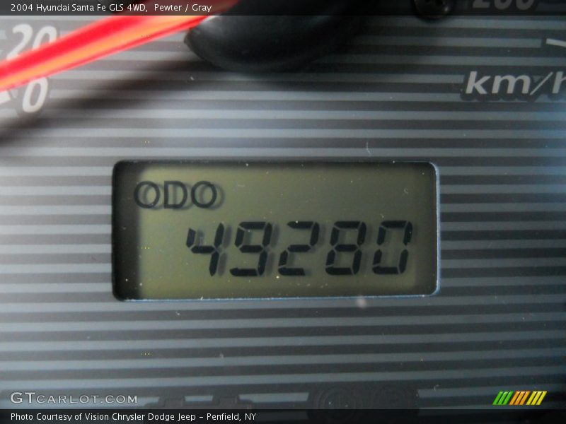 Pewter / Gray 2004 Hyundai Santa Fe GLS 4WD