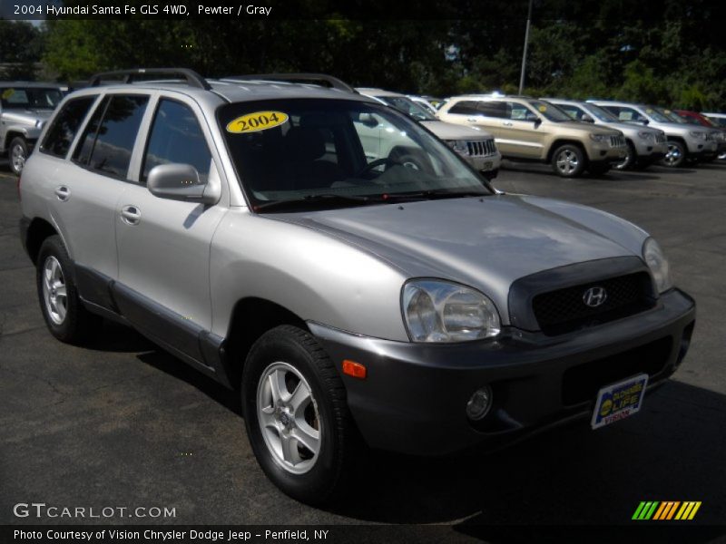 Pewter / Gray 2004 Hyundai Santa Fe GLS 4WD
