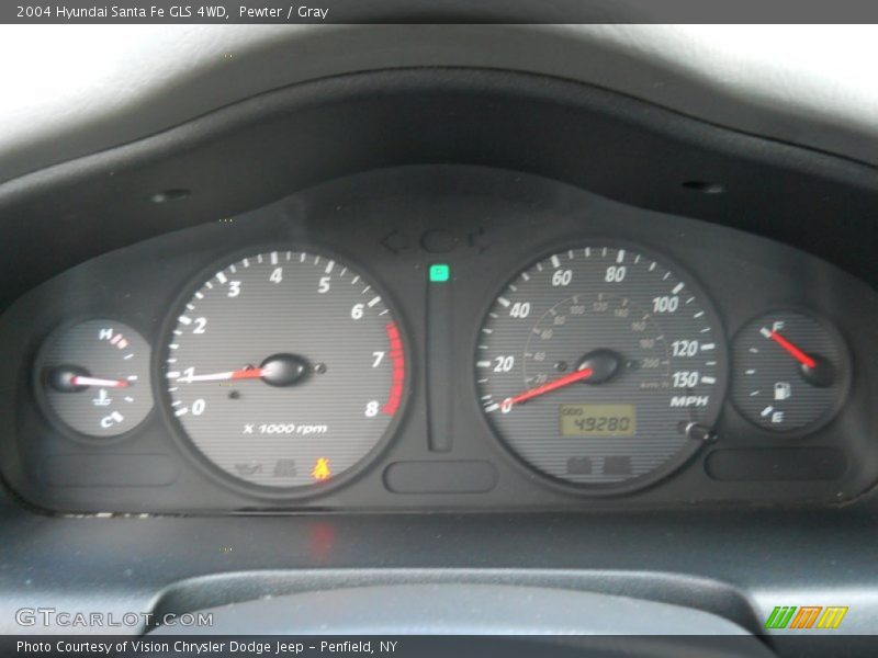 Pewter / Gray 2004 Hyundai Santa Fe GLS 4WD