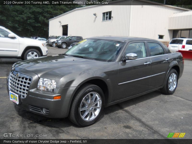 Dark Titanium Metallic / Dark Slate Gray 2010 Chrysler 300 Touring AWD