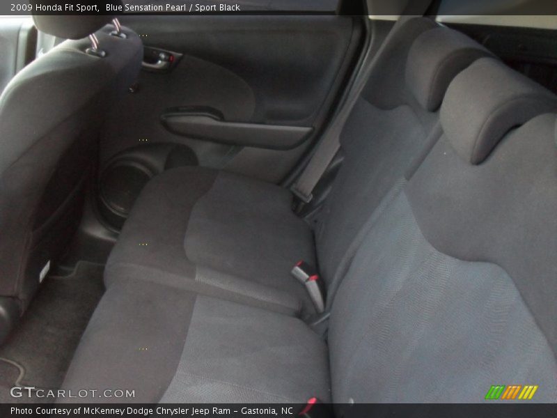 Blue Sensation Pearl / Sport Black 2009 Honda Fit Sport
