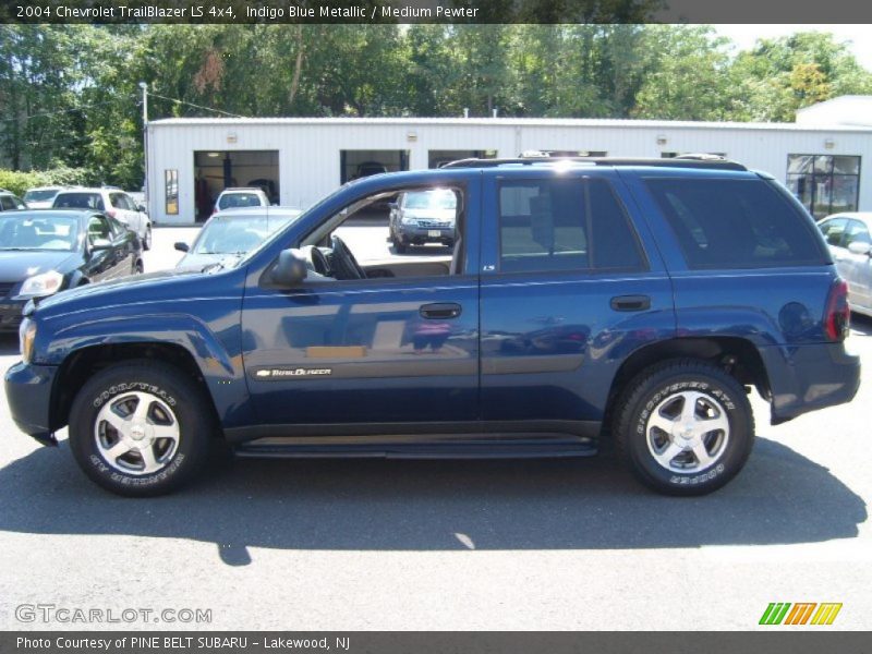 Indigo Blue Metallic / Medium Pewter 2004 Chevrolet TrailBlazer LS 4x4