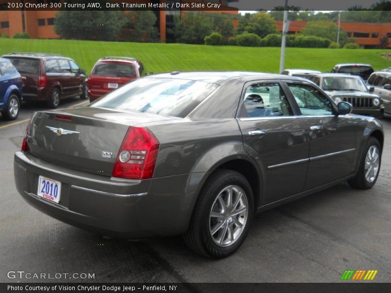 Dark Titanium Metallic / Dark Slate Gray 2010 Chrysler 300 Touring AWD