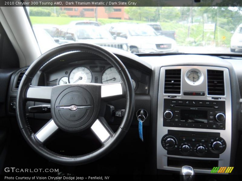 Dark Titanium Metallic / Dark Slate Gray 2010 Chrysler 300 Touring AWD