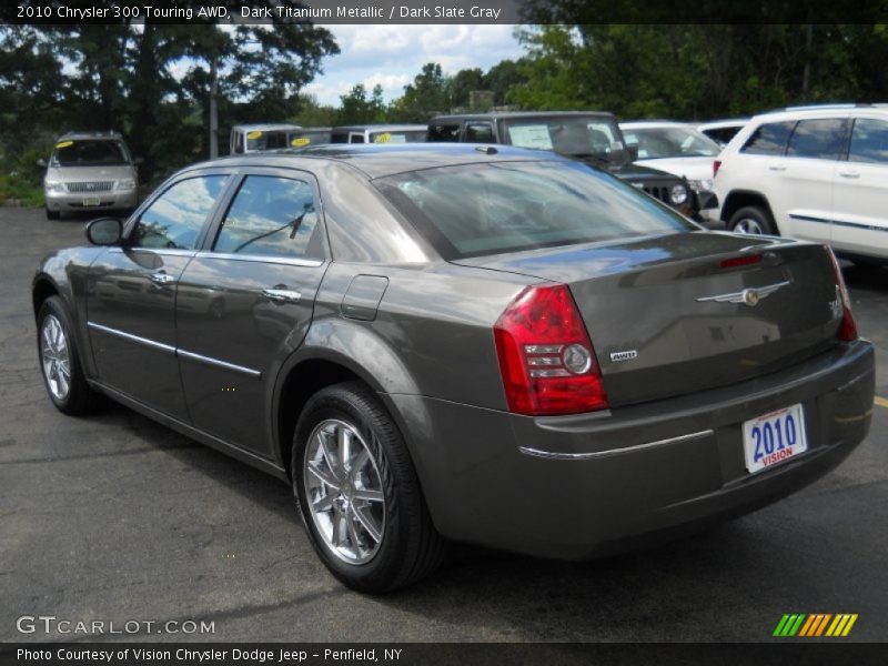 Dark Titanium Metallic / Dark Slate Gray 2010 Chrysler 300 Touring AWD