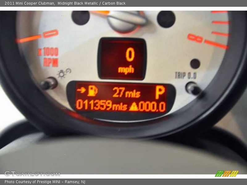 Midnight Black Metallic / Carbon Black 2011 Mini Cooper Clubman