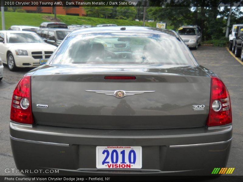 Dark Titanium Metallic / Dark Slate Gray 2010 Chrysler 300 Touring AWD