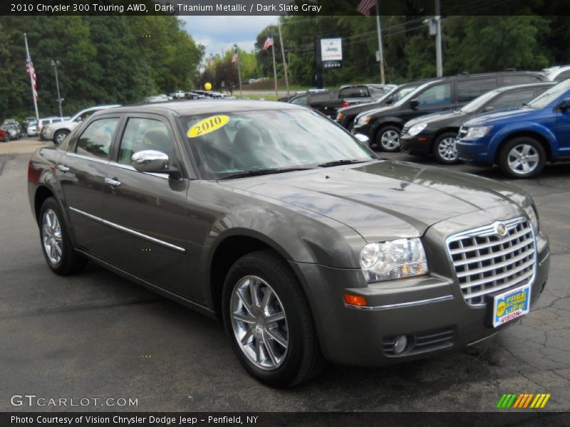 Dark Titanium Metallic / Dark Slate Gray 2010 Chrysler 300 Touring AWD
