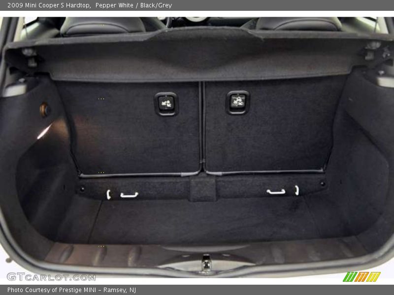 Pepper White / Black/Grey 2009 Mini Cooper S Hardtop