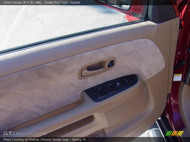 Chianti Red Pearl / Saddle 2004 Honda CR-V EX 4WD