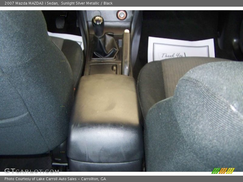 Sunlight Silver Metallic / Black 2007 Mazda MAZDA3 i Sedan