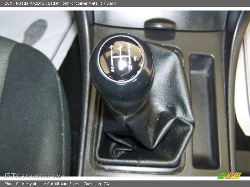 Sunlight Silver Metallic / Black 2007 Mazda MAZDA3 i Sedan
