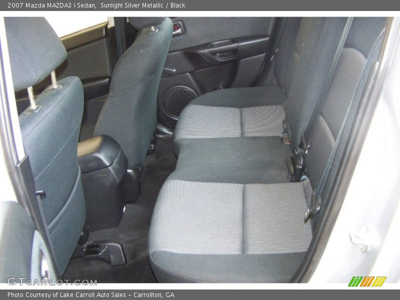 Sunlight Silver Metallic / Black 2007 Mazda MAZDA3 i Sedan