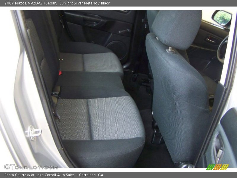 Sunlight Silver Metallic / Black 2007 Mazda MAZDA3 i Sedan