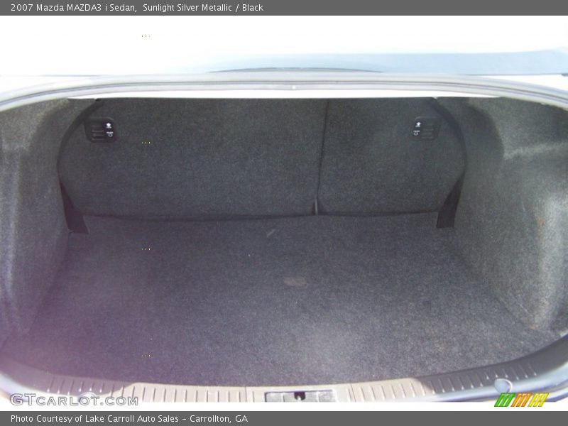 Sunlight Silver Metallic / Black 2007 Mazda MAZDA3 i Sedan