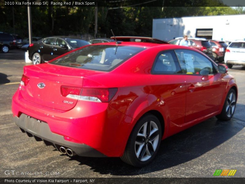 Racing Red / Black Sport 2010 Kia Forte Koup SX