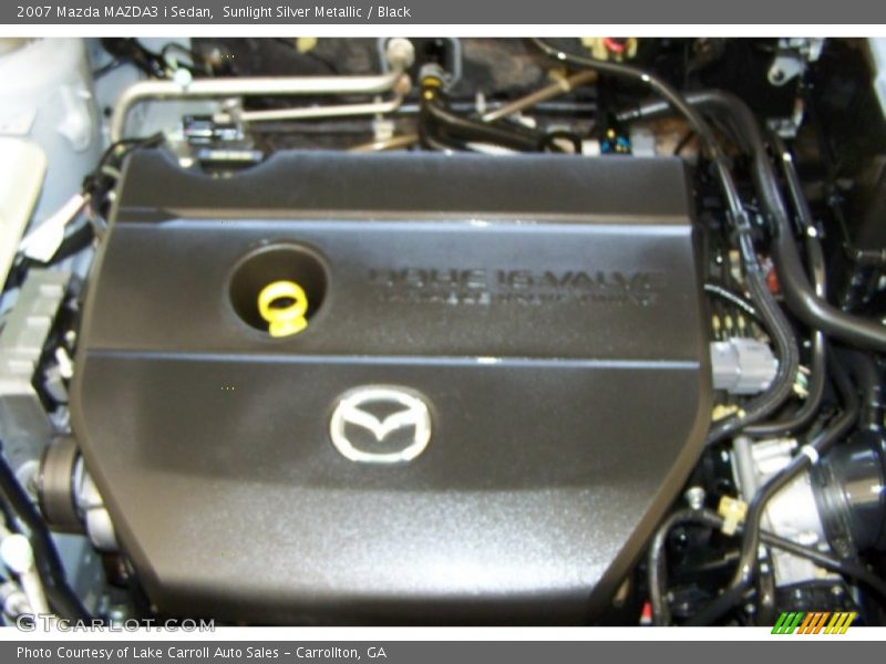 Sunlight Silver Metallic / Black 2007 Mazda MAZDA3 i Sedan