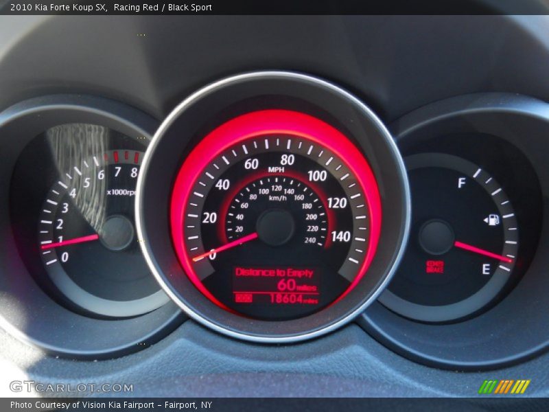  2010 Forte Koup SX SX Gauges