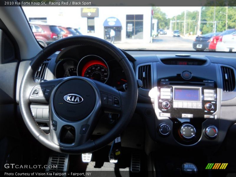 Racing Red / Black Sport 2010 Kia Forte Koup SX