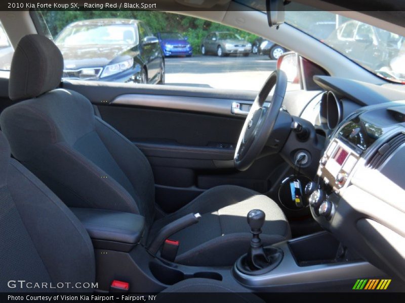 Racing Red / Black Sport 2010 Kia Forte Koup SX
