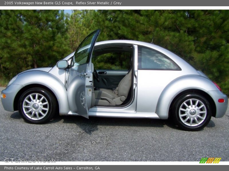 Reflex Silver Metallic / Grey 2005 Volkswagen New Beetle GLS Coupe