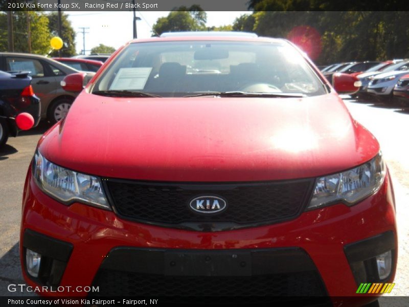 Racing Red / Black Sport 2010 Kia Forte Koup SX