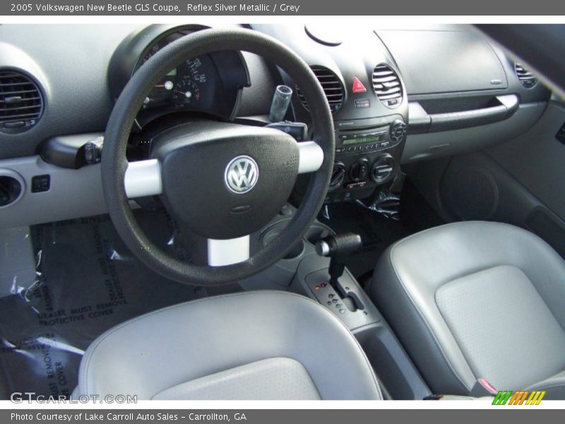 Reflex Silver Metallic / Grey 2005 Volkswagen New Beetle GLS Coupe