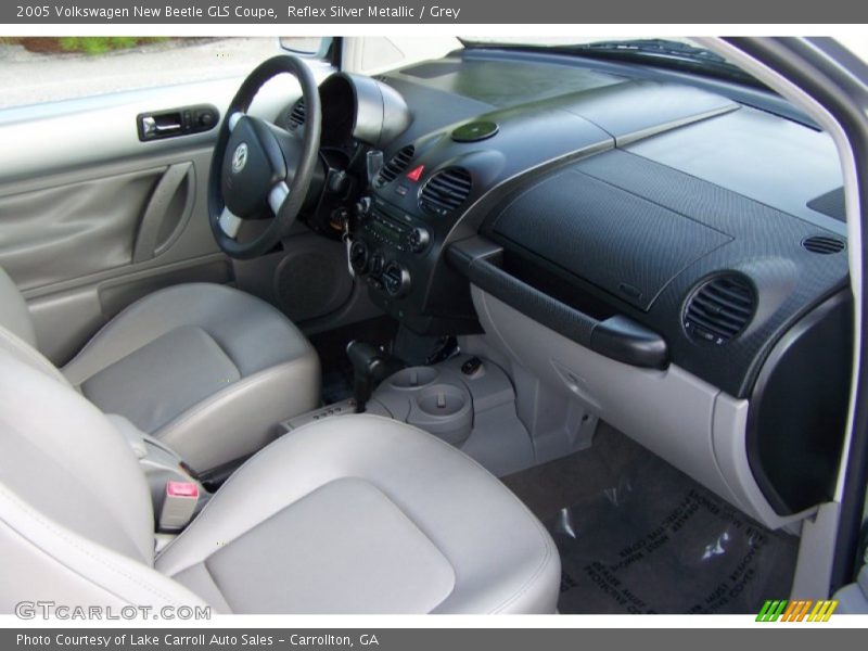 Reflex Silver Metallic / Grey 2005 Volkswagen New Beetle GLS Coupe