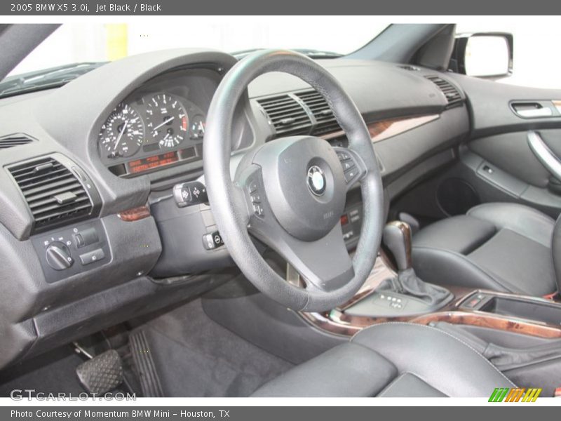 Jet Black / Black 2005 BMW X5 3.0i