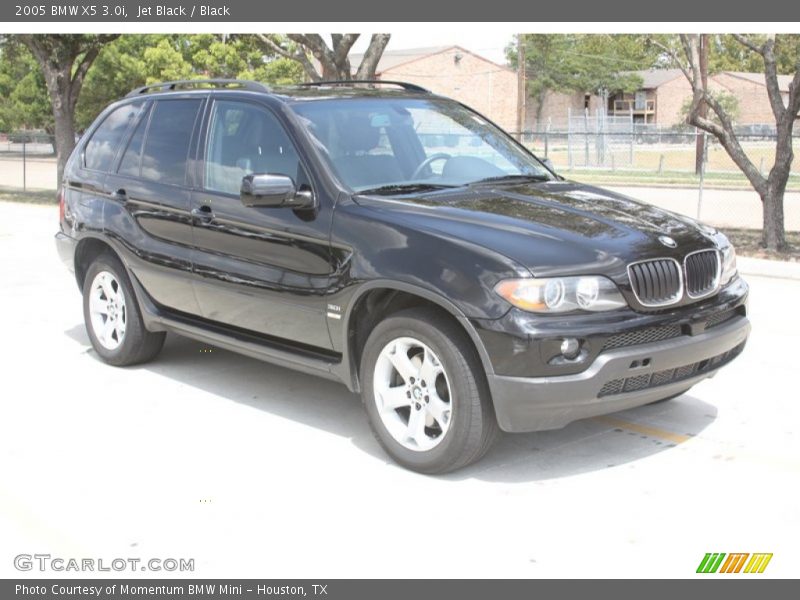 Jet Black / Black 2005 BMW X5 3.0i