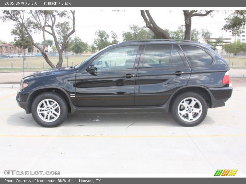Jet Black / Black 2005 BMW X5 3.0i