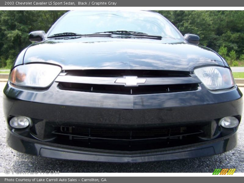 Black / Graphite Gray 2003 Chevrolet Cavalier LS Sport Sedan